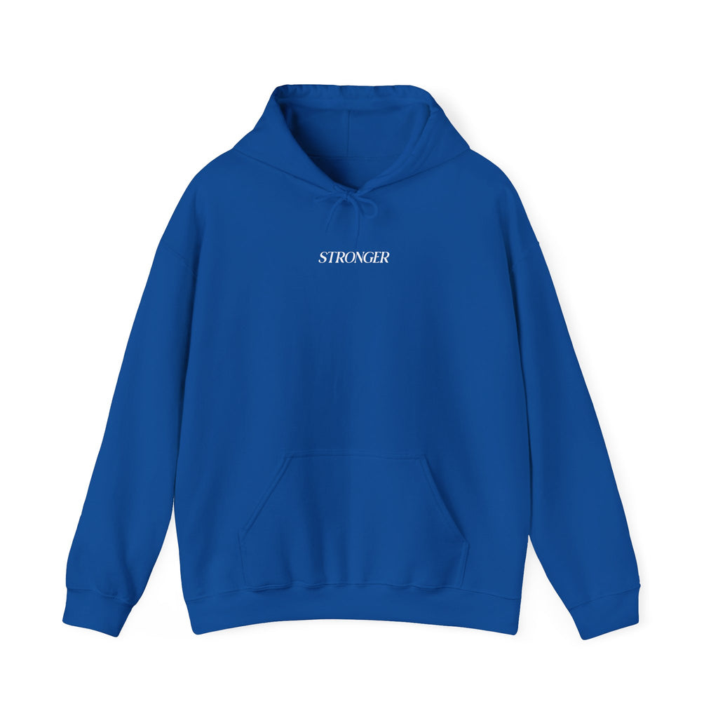 STRONGER Hoodie Blue