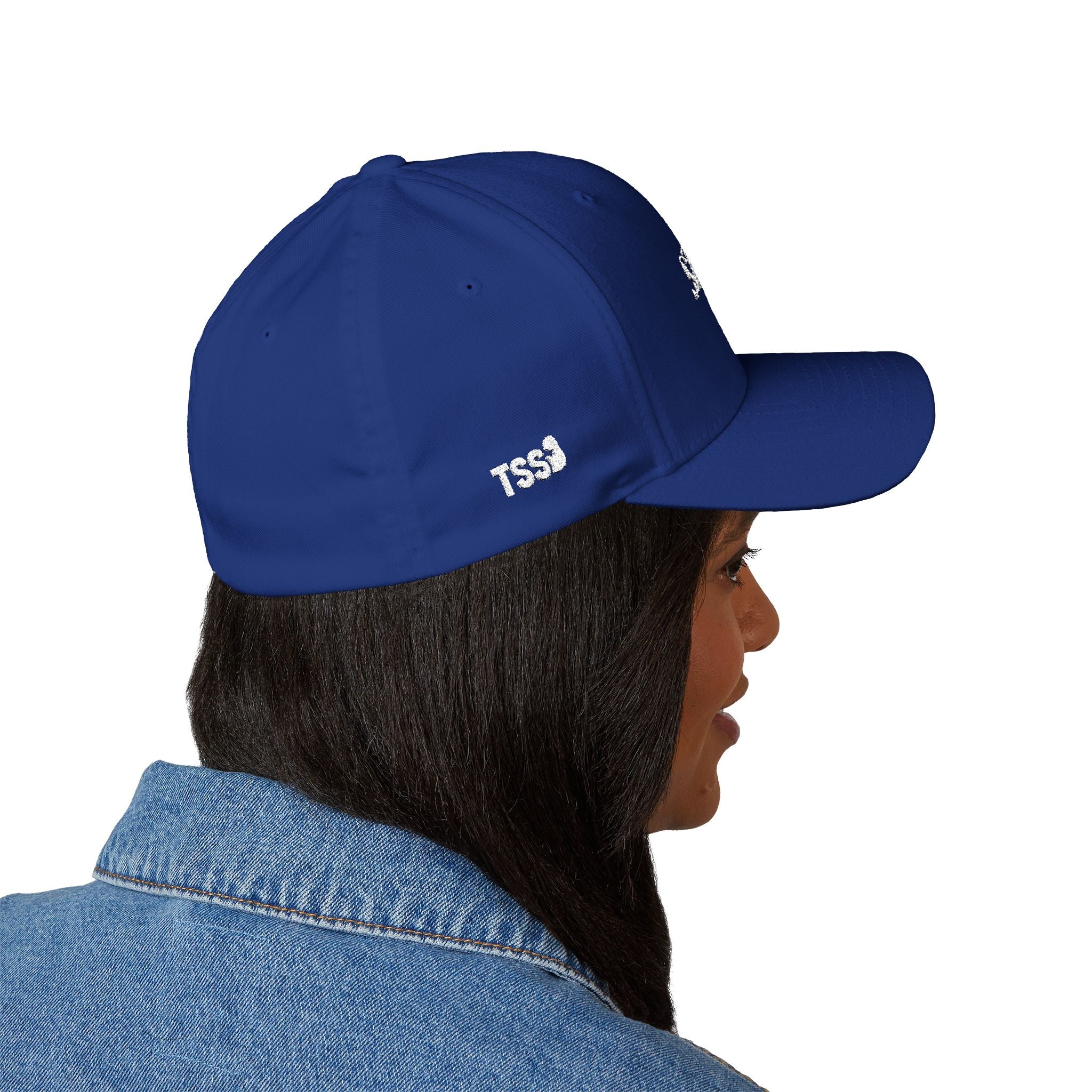 STRONGER Embroidered Blue Cap