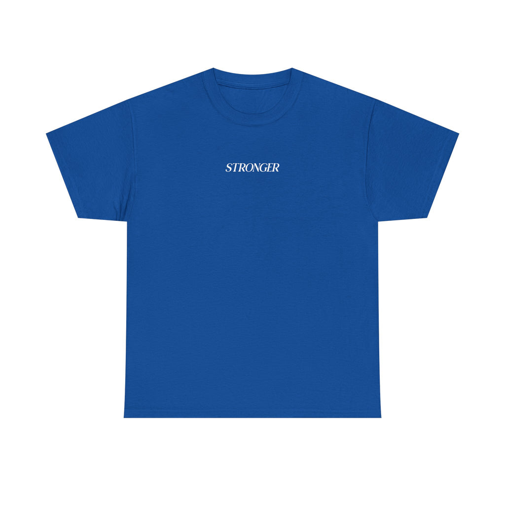 STRONGER Heavy Cotton Tee Blue