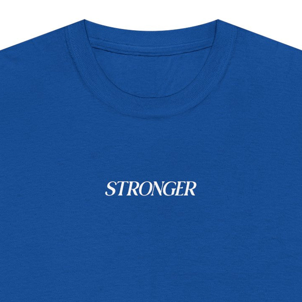 STRONGER Heavy Cotton Tee Blue