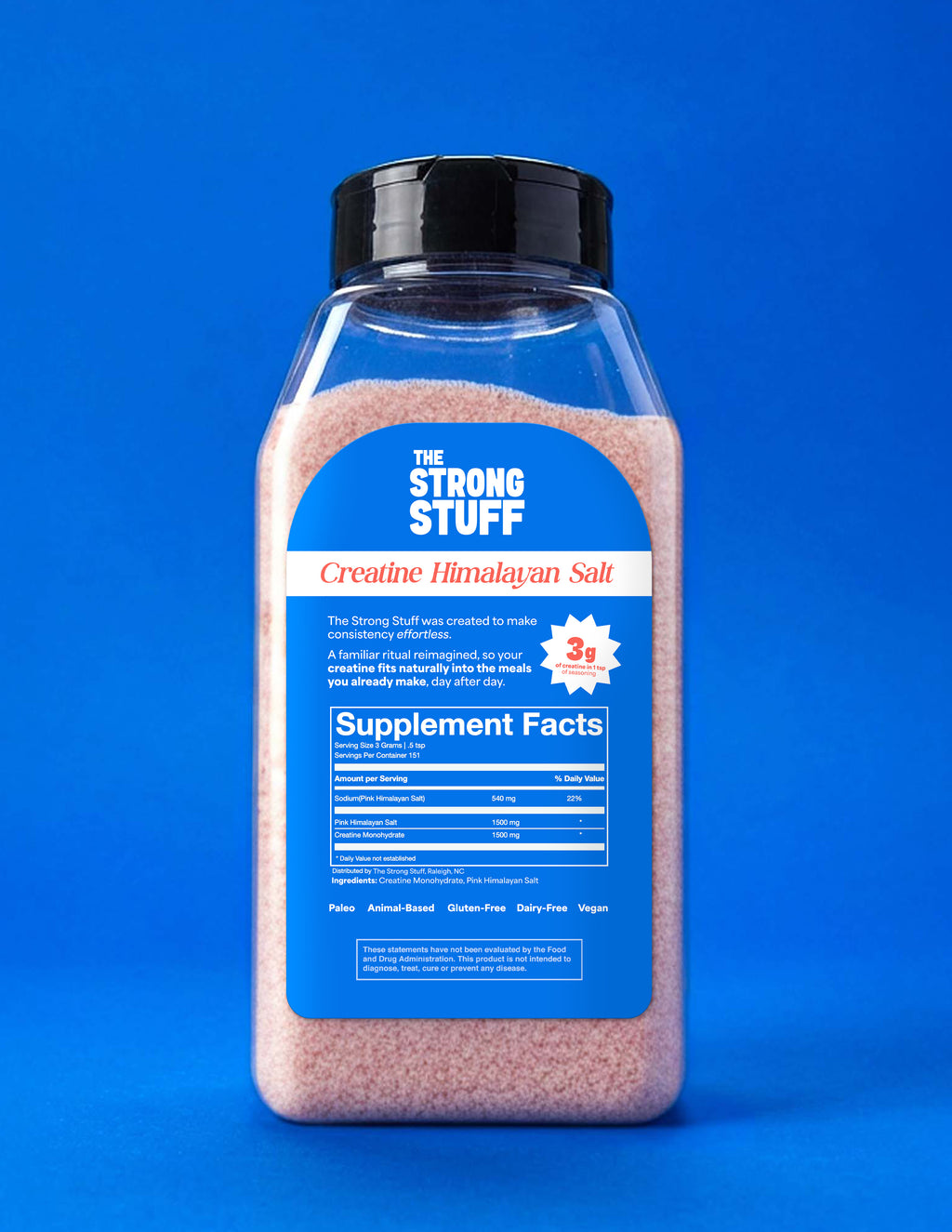 Creatine Pink Himalayan Salt - 16 oz (PRE-ORDER)